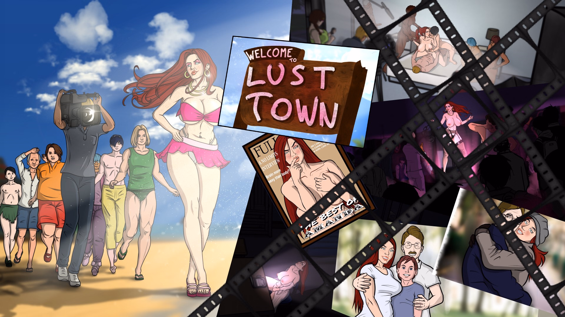 Lust Town, Amanda’s road to porn [S2 v1.40] [NOSY GULL]