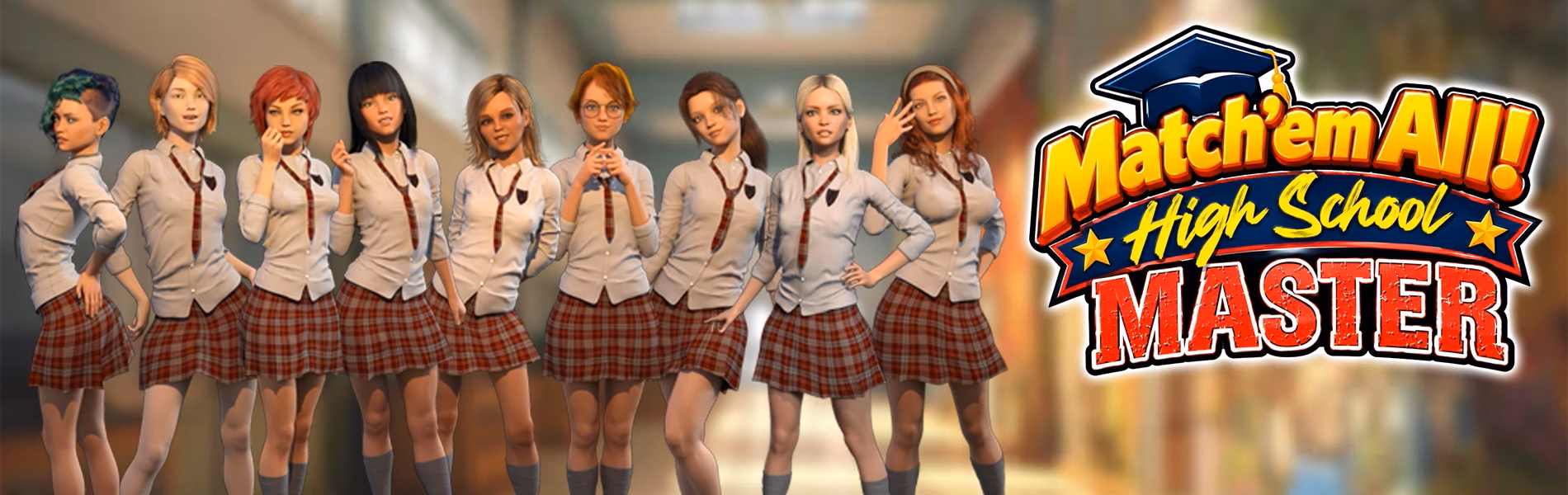 Match'Em All! - High School Master [v0.123] [Pervy Bunny Games]